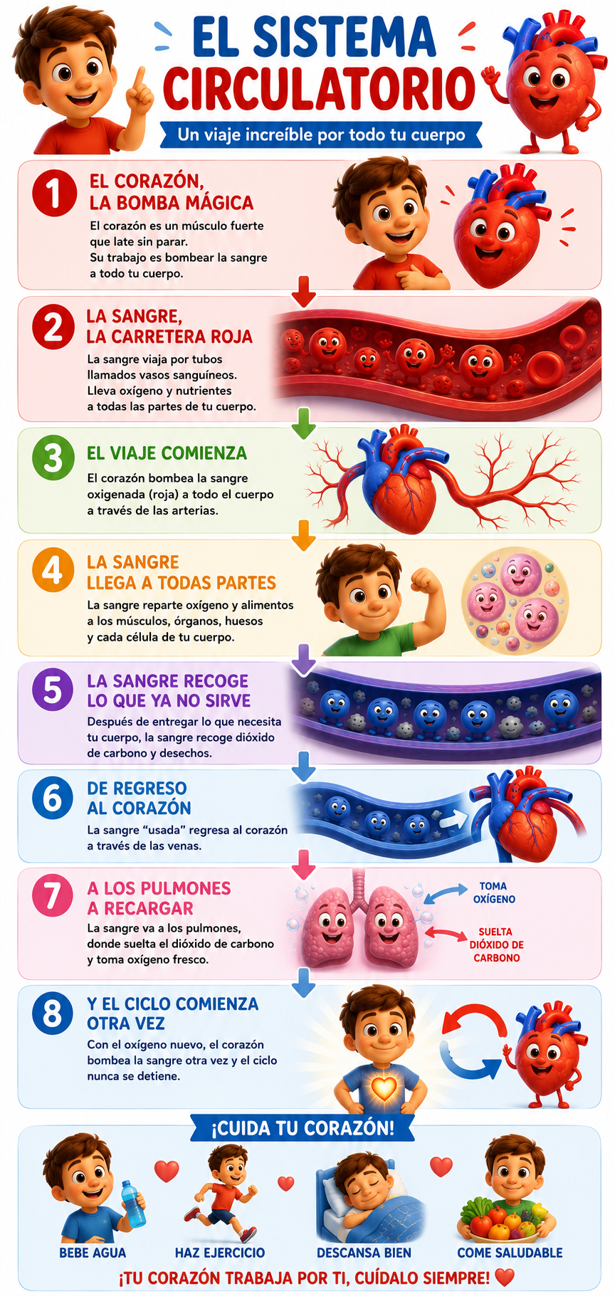 ❤️ Tu corazón late 100.000 veces al día. ¿Tus alumnos saben por qué? 🫀