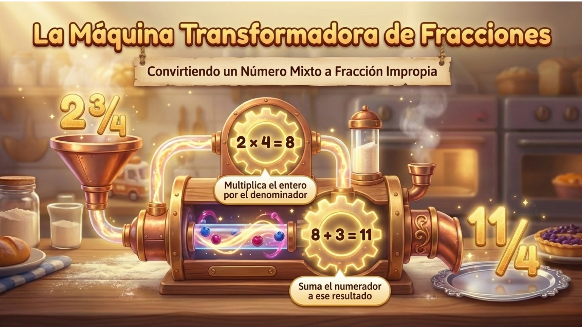 FRACCIONES EN LA COCINA