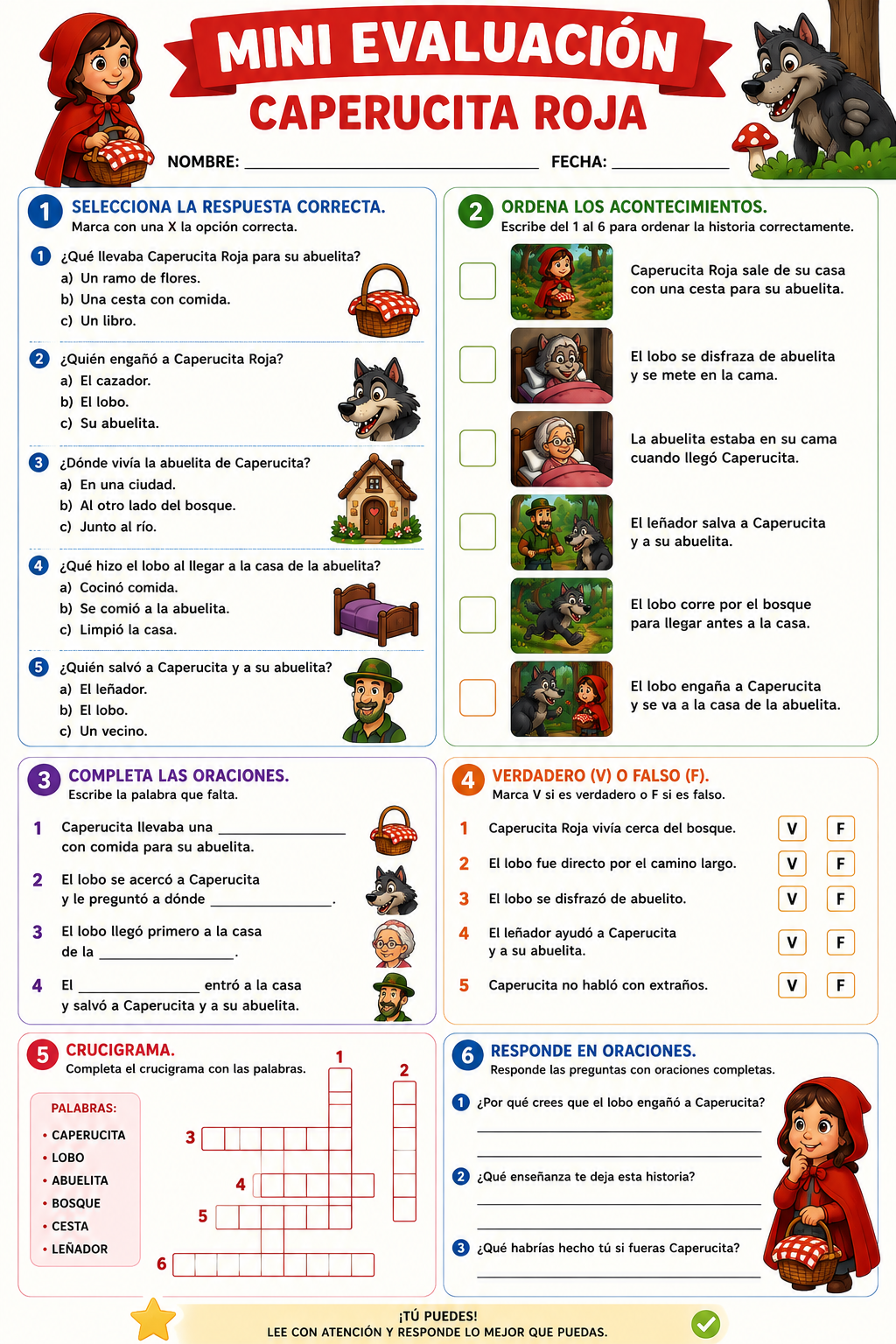 🎒 Pack Completo de Cuentos Tradicionales — 7 Presentaciones Animadas + Secuencia Didáctica Imprimible
