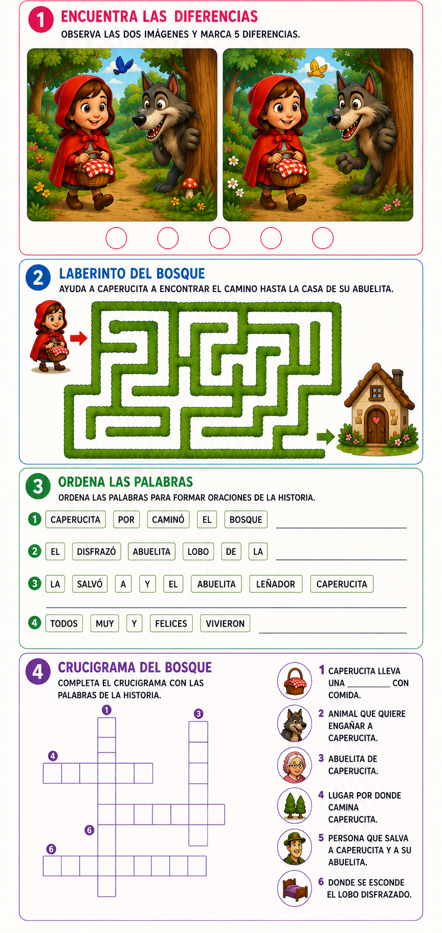 🎒 Pack Completo de Cuentos Tradicionales — 7 Presentaciones Animadas + Secuencia Didáctica Imprimible