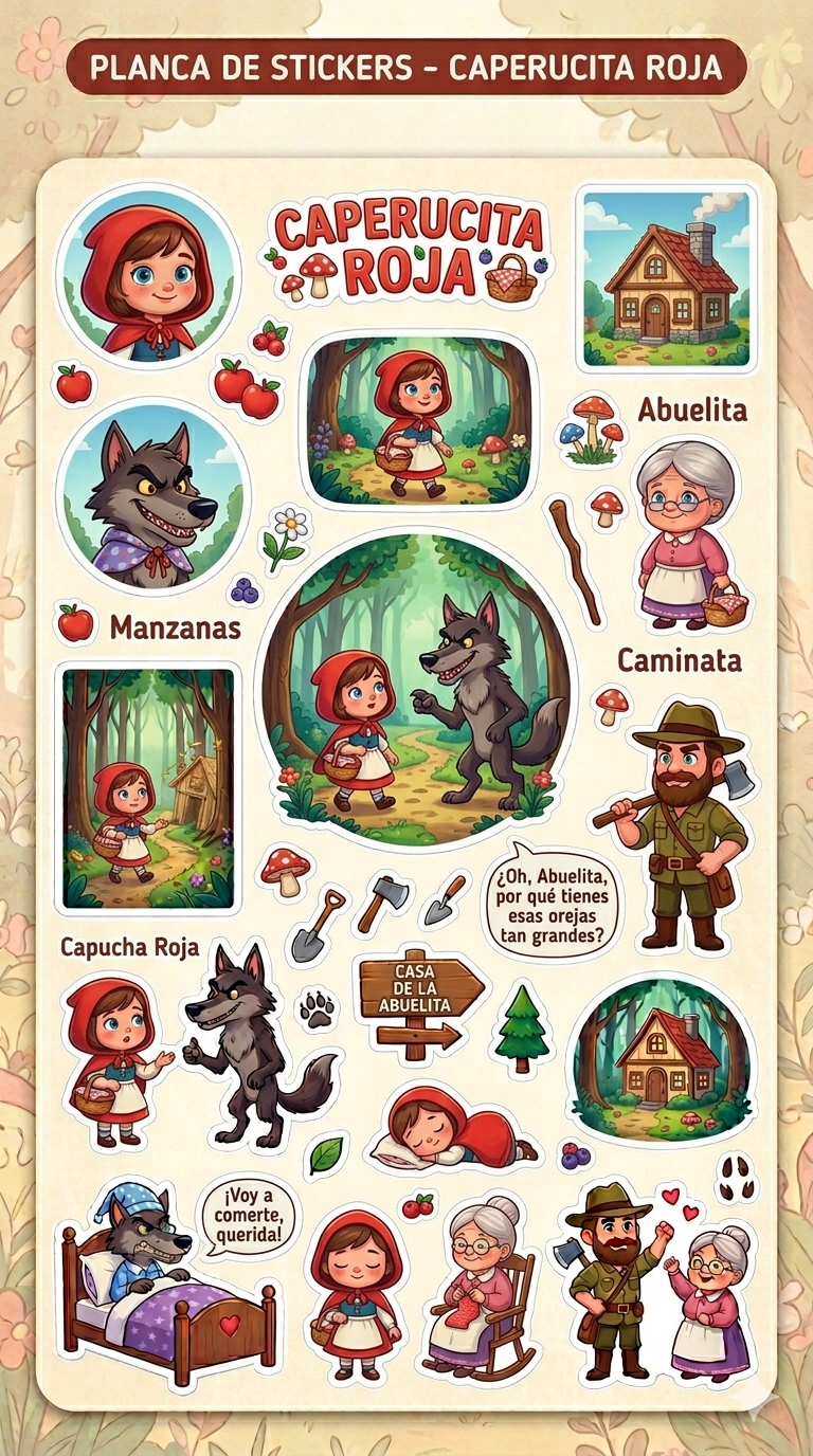 🎒 Pack Completo de Cuentos Tradicionales — 7 Presentaciones Animadas + Secuencia Didáctica Imprimible
