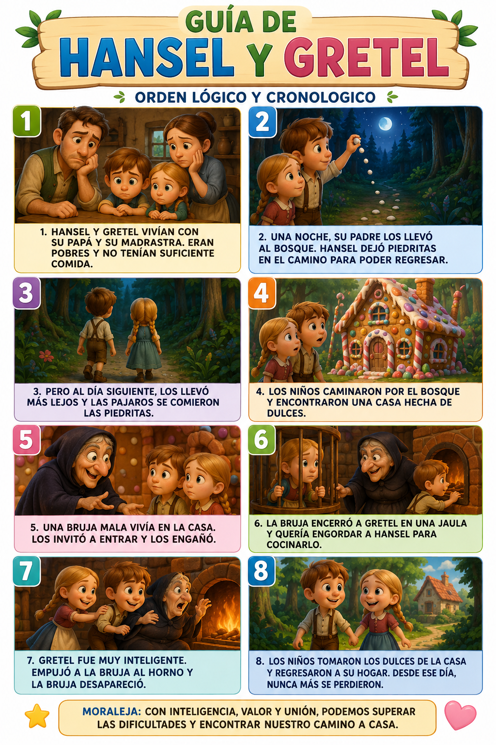 🎒 Pack Completo de Cuentos Tradicionales — 7 Presentaciones Animadas + Secuencia Didáctica Imprimible