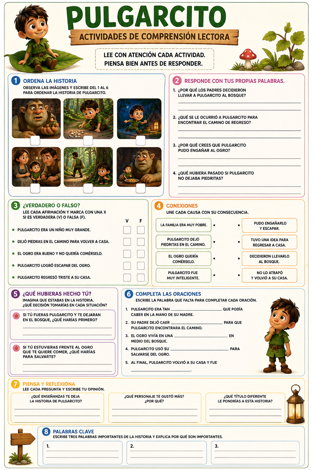 🎒 Pack Completo de Cuentos Tradicionales — 7 Presentaciones Animadas + Secuencia Didáctica Imprimible